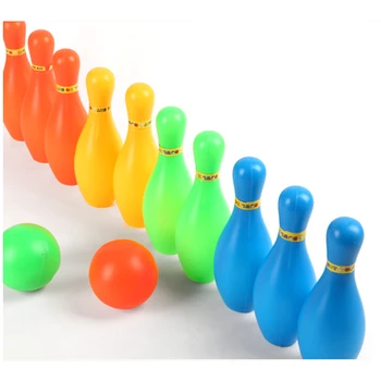 Visina djeca plastične Kuglanje skup mini interakcija slobodno vrijeme edukativne igračke s loptom i igle za djecu smiješne igračke, Sport 11 cm