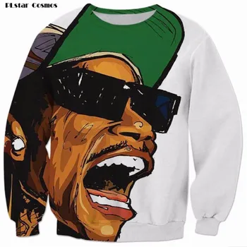 PLstar svemir novi pop-punk hip-hop vrtoglavih umjetnosti Wiz Khalifa 3D majica žene / muškarci puloveri veste odjeća svakodnevni slobodni vrhovima
