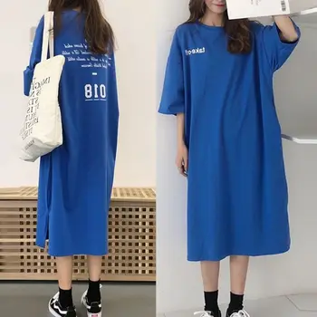 Žene Sleepshirts odjeća ženske spavaćice slobodne svakodnevne plus veličina 3XL kratkih rukava do sredine kavijara slatki tiskano osnovna odjeća, moda šik