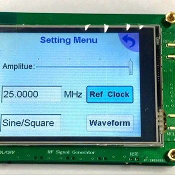 35-4400M ADF4351 RF izvor signala generatora signala val / točka frekvencija press Sn LCD zaslon upravljanje