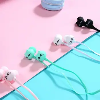 Višebojne crtani mačka oblik slušalice za djevojke 1.2 m žični Sport slušalice mini glazbena slušalice za smartphone Huawei Xiaomi