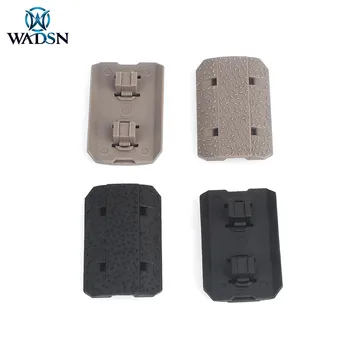 WADSN 12PCS Taktički Mlok Type2 Rail Cover eMag Pul Type for M-lok SLOT Rail System Panel for Outdoor Hunting Wargame Accessory