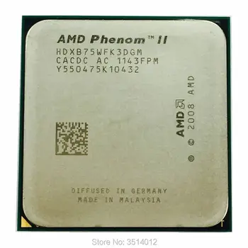 AMD Phenom II X3 B75 3.0 GHz трехъядерный procesor HDXB75WFK3DGI /HDXB75WFK3DGM Socket AM3