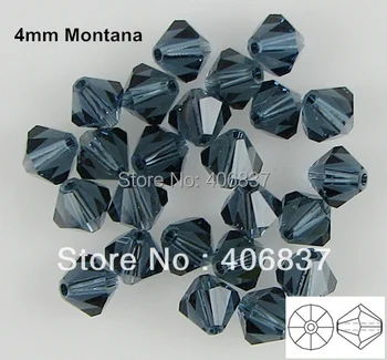 Besplatna Dostava! 720 kom./lot, kineski visoke kvalitete 4 mm Montana Crystal Beacon perle