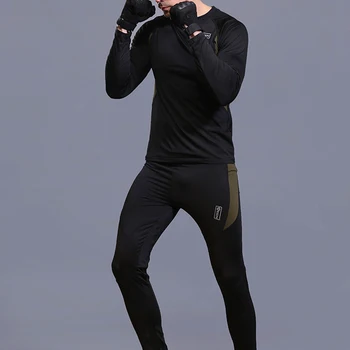 2 kom. kompleta sportski kostim muškarci novi brand Jesen Zima majica hlače za muški muški fizičke pripreme skup Bigsweety