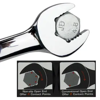 Set kombiniranih ključeva LAOA s torbicom Open End Spline End Tools Kit za popravak automobila