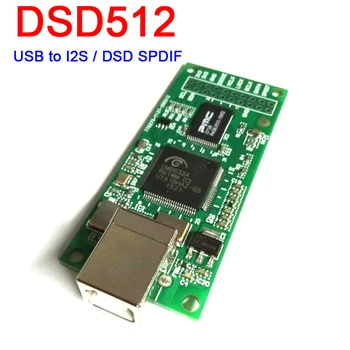 USB to I2S / DSD SPDIF USB digital interface DSD512 podržava nadoplatu Italy Amanero 32bits / 384khz DSD64/DSD128/DSD256/DAC