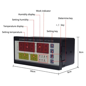 XM-18 inkubatora kontroler termostat Полноавтоматическая i višenamjenski sustav upravljanja inkubator jaja za prodaju HR house