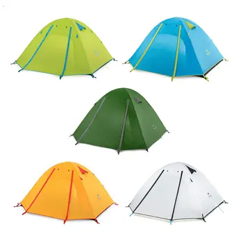 Naturehike NEW P Serija Classic Camping Tent 2 3 4 Persons 210T Waterproof Famliy Tent performansi aluminij Pole Outdoor Travel krema za sunčanje