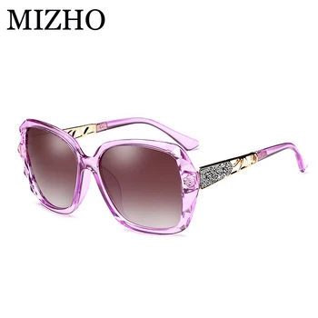 MIZHO 2021 superstar plastične leptir polarizirane sunčane naočale Žene brand-dizajner vintage moda transparentno original torbica 2020