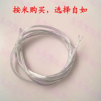 10 m 2 jezgre 0.75 mm prekidač lampe žica prozirni PVC izolirani električni kabel visi svjetlo linija lampe i starinski kabel svjetiljke