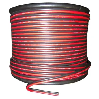 Visoka kvaliteta 22 kalibra 15 m crveno crna poštanski kabel AWG kabel za napajanje uzemljenje nasukanih bakrenih automobil