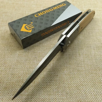 Džepni noževi kamp drvena ručka nož za preživljavanje multifunkcionalni vanjski taktički spasilački alat nož na sklapanje noževi, lovački nož