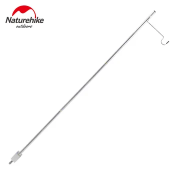 Naturehike Outdoor Adjustable Lamp Pole sklopivi prijenosni kampiranje nosač lampe 3-dioni aluminijska legura Light Rod Ultralight