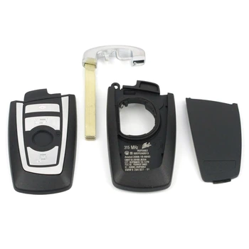 Automobil Smart Remote Key Fob Case Blade za Bmw F10 F20 F30 F40 1 3 5 Series 4Button