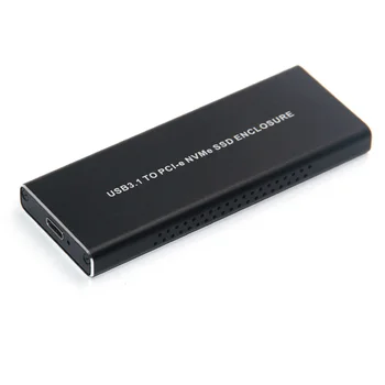 Vanjsko kućište torbica za m2 NVME SSD USB 3.1 2230/2242/2260/2280 USB 3.1 to M. 2 NVME SSD Mobile Hard Disk Box adapter kartice
