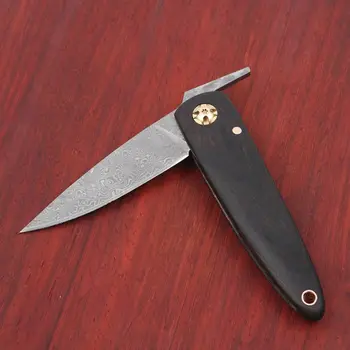 Damask nož DIY postavlja džepni nož setovi britva sklopivi noževi lov EDC ručni alat