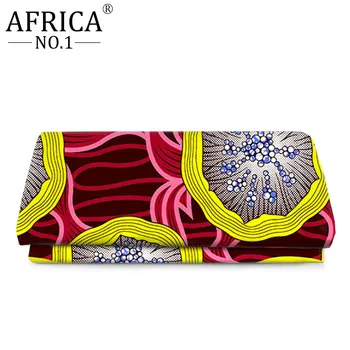 Ankara African Istinski Cotton Super Hollandais Feel Comfortable Fabric Reall Wax Prints AFRICA NO.1