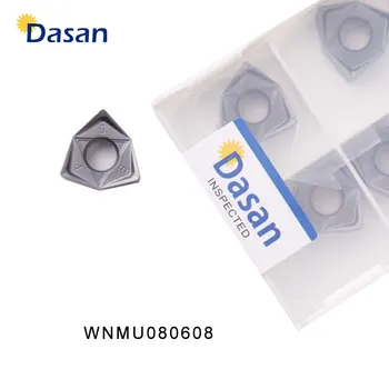 10шт WNMU080608 bočni rezač umetanje kvalitetan Mlin volfram karbida rezač tokarilica okretanje alat za metal