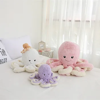 Slatka hobotnica jastuk privjesak plišani jastuk jastuk igračka meka morska životinja kauč home dekor kreativni životinja lutka djeca dječji darovi