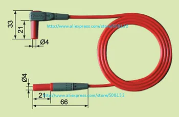 TL70 Silikonska sigurnost priključni test žice 16A 4 mm banana za dmm metar