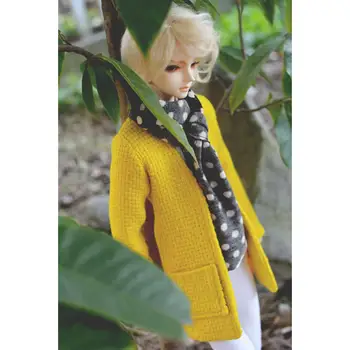 [wamami] žuti kaput od vune kardigan 1/3 SD DZ SD17 BJD Dolls odjeću Dollfie