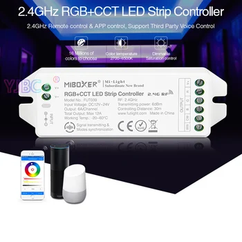 Novi Miboxer 2.4 GHz RGB+CCT LED Strip svjetlo Controller,FUT039 (modernizirana) DC12V~24V led lamp tape dimmer