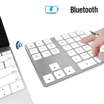 34 tipke bežična tipkovnica Bluetooth Mini Numpad s puno funkcijske tipke, numerička tipkovnica RAČUNALA Macbook Number Pad Mini