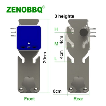 ZENOBBQ Deluxe BBQ Spit Rotisserie električni auto USB motor DC 5V besplatno podešavanje dužine kamp alati Žara pribor