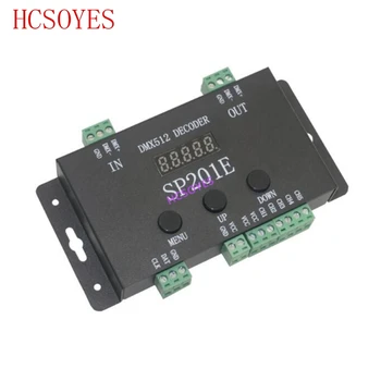 DC5V-24V DMX512 dekoder kontroler SP201E SPI signal адресуемый IC RGB led piksela 5-kanalni PWM izlaz ws2811 2812 1903 trake