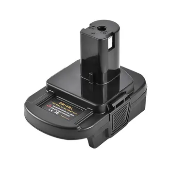 DM18RL Battery Converter Adapter USB DM20ROB za RYOBI Convert DEWALT 20V Milwaukee M18 to 18V Battery Adapter Plastic ONLENY