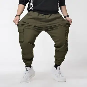 Muški elastičan pojas multi-džepovi hlače vojska oblik plus size 7XL hlače-teretni vojni taktički Muške hlače slobodan hlače 2020 w746
