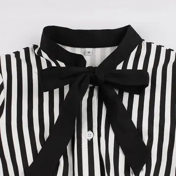 Sisjuly Vintage Stripe Midi Dress Women Summer 1950 s luk ovratnik elegantan ured svakodnevni Gothic dame klasicni rockabilly haljine