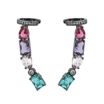 3 boje visoke kvalitete naušnice za žene višebojne CZ Crystal naušnice moda Boho nakit