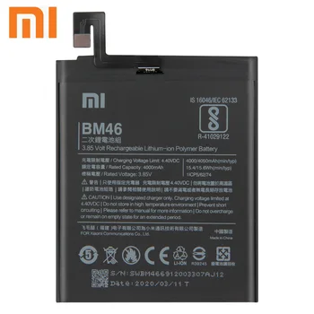 Xiao Mi Xiaomi BM46 telefonski baterija za Xiao mi Redmi Napomena 3 Pro Hongmi Note3 Redrice Napomena 3 4050mAh BM46 originalna baterija + alat