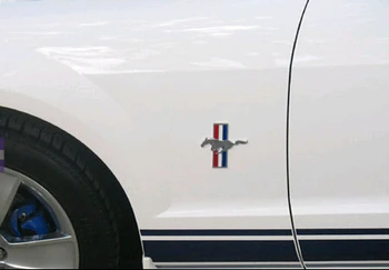 Metalna kromirana Prosječna konja amblem vrata krilo ikonu oznaka za Ford Mustang na veliko