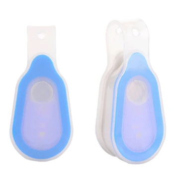 2 komada led svjetiljka isječak na odjeću LED netic Running Lights Button Silikon isječak lampa za pješačenje trčanje plava