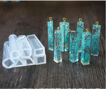 10 komada miješanih oblika Silikonski privjesak DIY obliku smole, epoksidne kalupe za DIY nakit što vješanje alata silikonski kalup