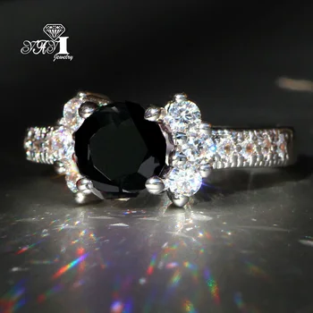 YaYI Jewelry Fashion Princess Cut 4.9 CT višebojne Cirkon srebro šarene angažman žensko vjenčano prstenje 9 boja