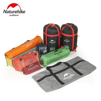 Naturehike 100L Outdoor Camping Storage Bag Travel Hand Bag Odjeca Folding Big Bag Bapacity siva crna