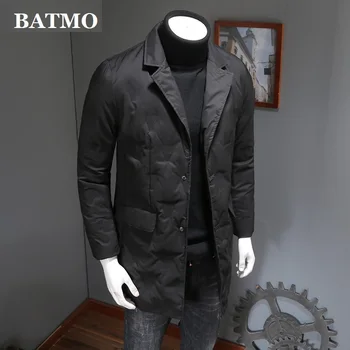 BATMO 2019 winter highquality 80% white duck down jackets men,тренчкот men H03