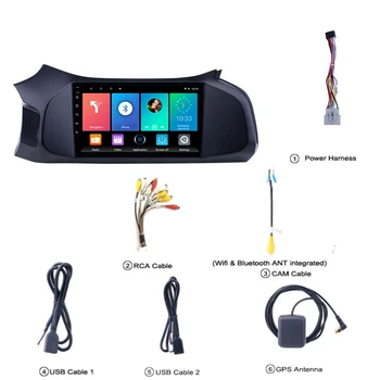 Za Chevrolet Onix 2012-2019 2 Din Car Radio Android 8.1 9 inčni zaslon osjetljiv na dodir GPS navigacija multimedijski player