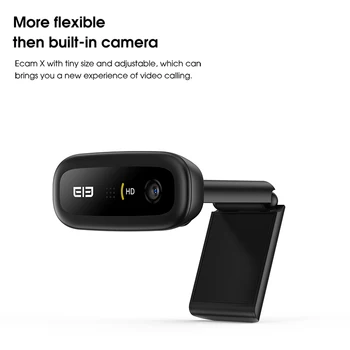 Ecam X Full HD 1080P Webcam, USB 5.0 Mega Piksela s Auto Focus ugrađeni mikrofon za PC laptop tablet tv online tečaj