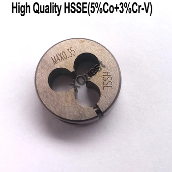 XQuest Highquality HSSE Round Split Dies M2 M2.2 M2.3 M2.5 M2.6 Fine Thread cutting Adjustable die M3 M3.5 M4 M4.5 M5 M5.5 M6