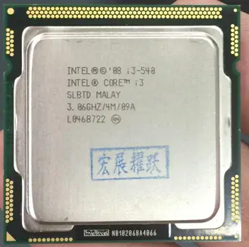 Procesor Intel Core i3-540 I3 540 (cache 4M, na 3,06 Ghz) CPU LGA 1156 ispravno radi stolni procesor