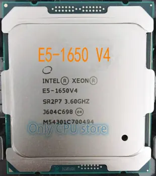 Besplatna dostava E5-1650V4 originalni Intel Xeon SR2P7 OEM verzija E5 1650V4 3.6 Ghz 6-jezgreni 15 MB SmartCache 140 W E5 1650 V4 LGA2011-3