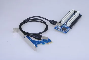 Nova kartica add in PCI Express to Dual PCI Adapter Kartice PCIe x1 to Router Ponuda 2 PCI slot Riser Card