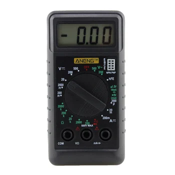 Mini digitalni multimetar džep DMM AC DC struja napon, otpor je Om test senzor Ampermetar voltmetar sa zvučnog električni alat