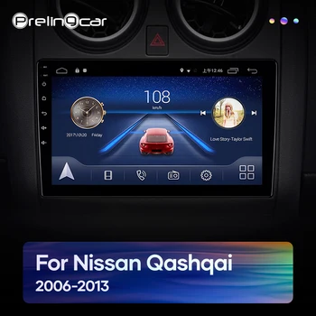 Prelingcar Android 10 za Nissan Qashqai J10 2006-2013 auto radio media Player, GPS navigacija nema DVD 2 Din Octa-Core