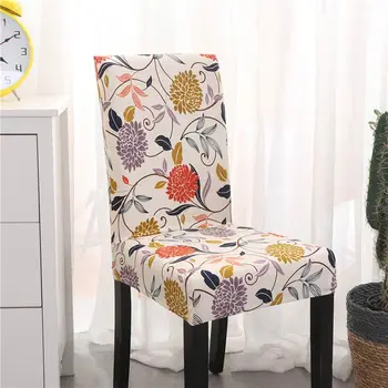 Nordic Flowers IN Print poklopac stolice elastan stretch elastični cvjetni vjenčani banket hotel stolica zaštitna presvlaka za sjedalo